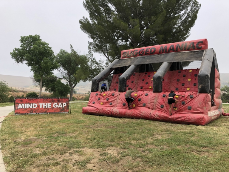 Rugged Maniac Los Angeles Castaic Lake, CA Mud Run, OCR, Obstacle